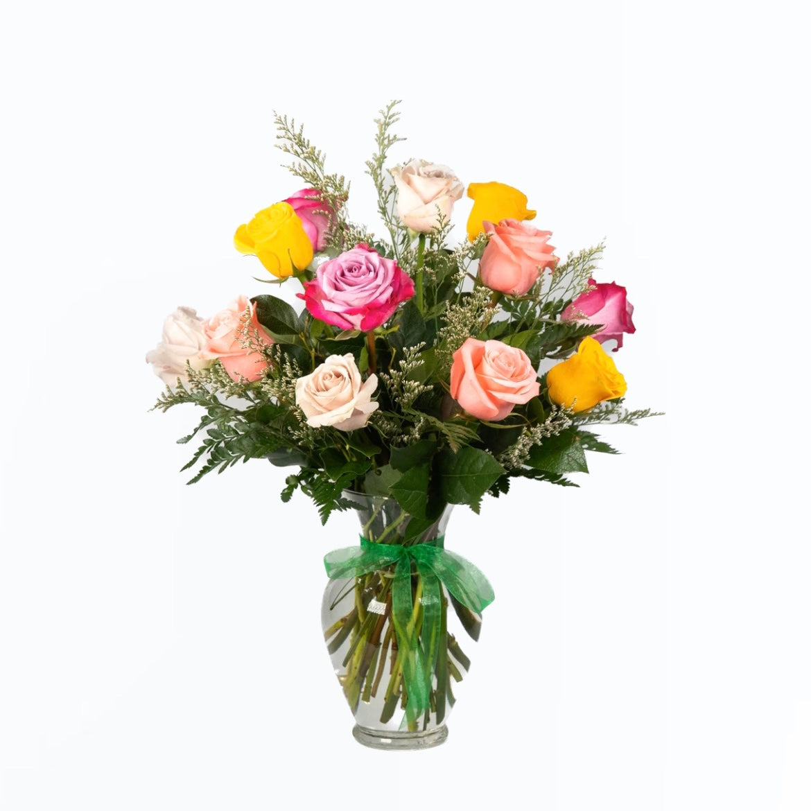 Long Stem Mixed Color Roses